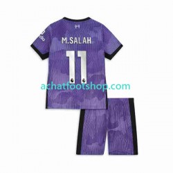 Maillot Liverpool M.Salah 11 3ème Tenue pour Enfant 2023-2024 Manche Courte