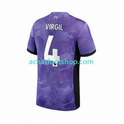 Maillot Liverpool Virgil van Dijk 4 3ème Tenue pour Homme 2023-2024 Manche Courte