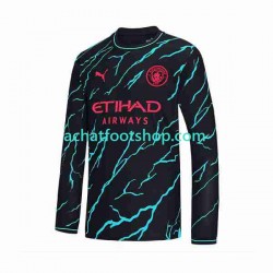 Maillot Manchester City 3ème Tenue pour Homme 2023-2024 Manche Longue