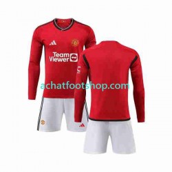 Maillot Manchester United Domicile Tenue pour Enfant 2023-2024 Manche Longue Maillot Manchester United Domicile Tenue pour Enfant 2023-2024 Manche Longue