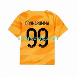 Maillot Paris Saint-Germain Donnarumma 99 Gardien Extérieur Tenue pour Homme 2023-2024 Manche Courte