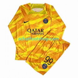 Maillot Paris Saint-Germain DONNARUMMA 99 Gardien Extérieur Tenue pour Enfant 2023-2024 Manche Longue