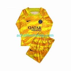 Maillot Paris Saint-Germain Gardien Extérieur Tenue pour Enfant 2023-2024 Manche Longue