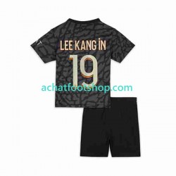 Maillot Paris Saint-Germain Lee Kang In 19 3ème Tenue pour Enfant 2023-2024 Manche Courte
