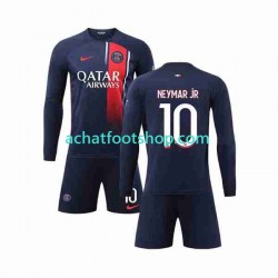 Maillot Paris Saint-Germain Neymar Jr 10 Domicile Tenue pour Enfant 2023-2024 Manche Longue