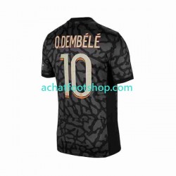 Maillot Paris Saint-Germain O.Dembele 10 3ème Tenue pour Homme 2023-2024 Manche Courte