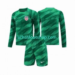 Maillot États-Unis Gardien Domicile Tenue pour Enfant 2023-2024 Manche Longue Maillot États-Unis Gardien Domicile Tenue pour Enfant 2023-2024 Manche Longue
