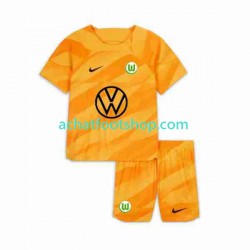Maillot VfL Wolfsburg Gardien Domicile Tenue pour Enfant 2023-2024 Manche Courte Maillot VfL Wolfsburg Gardien Domicile Tenue pour Enfant 2023-2024 Manche Courte