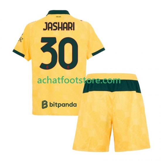 Maillot AC Milan Ardon Jashari 30 3ème Tenue pour Enfant 2025-2026 Manche Courte