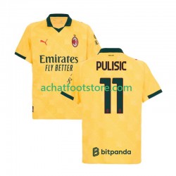 Maillot AC Milan Christian Pulisic 11 3ème Tenue pour Homme 2025-2026 Manche Courte