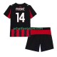 Maillot AC Milan Modrić Luca 14 Domicile Tenue pour Enfant 2025-2026 Manche Courte
