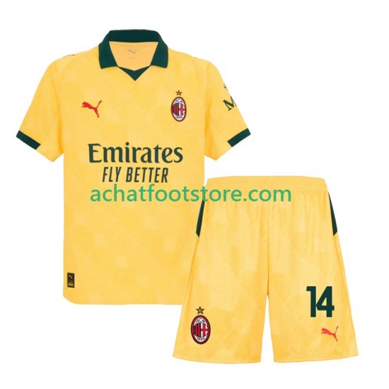 Maillot AC Milan Modrić Luca 14 3ème Tenue pour Enfant 2025-2026 Manche Courte