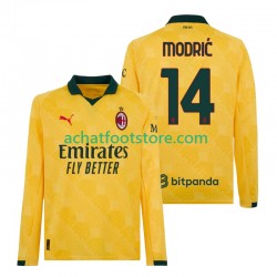 Maillot AC Milan Modrić Luca 14 3ème Tenue pour Homme 2025-2026 Manche Longue