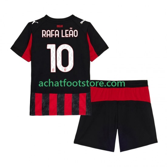Maillot AC Milan Rafael Leao 10 Domicile Tenue pour Enfant 2025-2026 Manche Courte