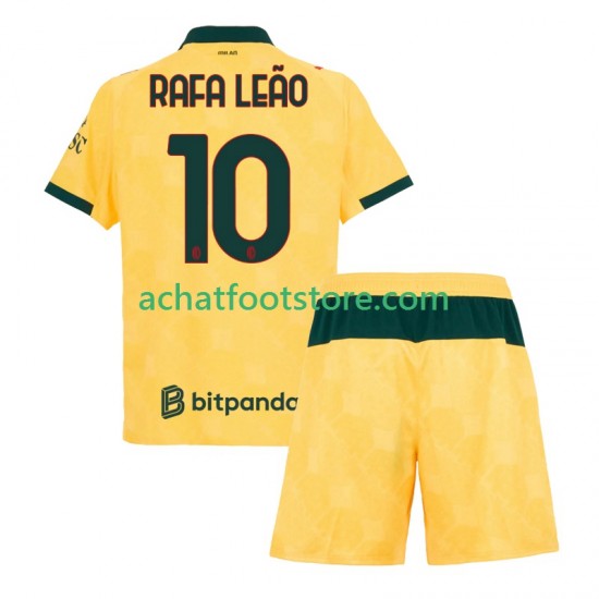 Maillot AC Milan Rafael Leao 10 3ème Tenue pour Enfant 2025-2026 Manche Courte