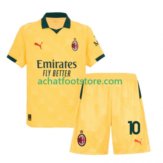 Maillot AC Milan Rafael Leao 10 3ème Tenue pour Enfant 2025-2026 Manche Courte