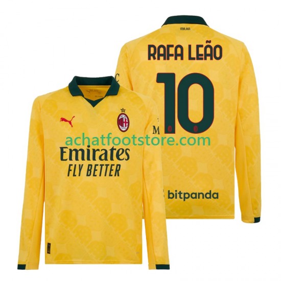 Maillot AC Milan Rafael Leao 10 3ème Tenue pour Homme 2025-2026 Manche Longue