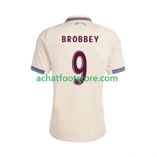 Maillot Ajax Amsterdam Brian Brobbey 9 3ème Tenue pour Homme 2025-2026 Manche Courte