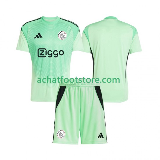 Maillot Ajax Amsterdam Gardien Domicile Tenue pour Enfant 2025-2026 Manche Courte