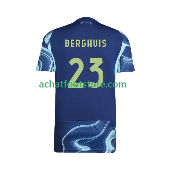 Maillot Ajax Amsterdam Steven Berghuis 23 Extérieur Tenue pour Homme 2025-2026 Manche Courte