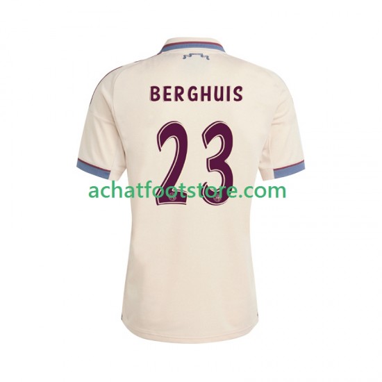 Maillot Ajax Amsterdam Steven Berghuis 23 3ème Tenue pour Homme 2025-2026 Manche Courte