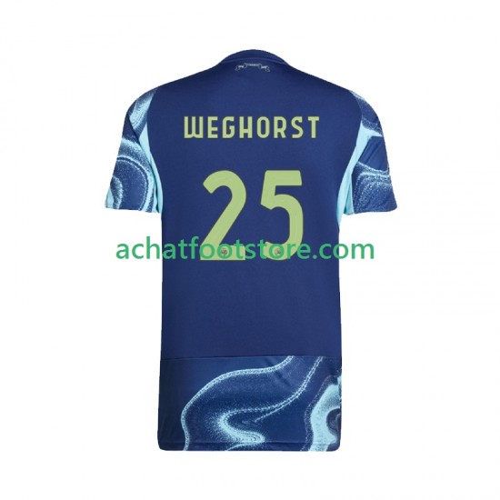Maillot Ajax Amsterdam Wout Weghorst 25 Extérieur Tenue pour Homme 2025-2026 Manche Courte