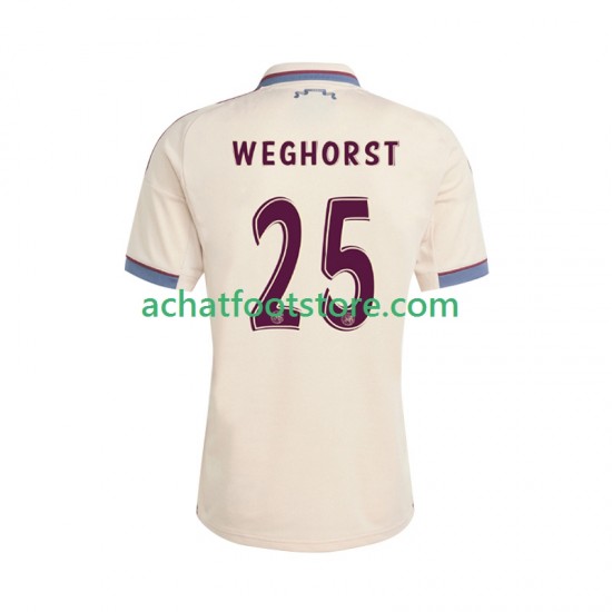Maillot Ajax Amsterdam Wout Weghorst 25 3ème Tenue pour Homme 2025-2026 Manche Courte