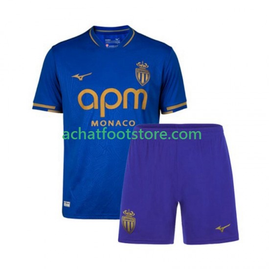 Maillot AS Monaco Extérieur Tenue pour Enfant 2025-2026 Manche Courte
