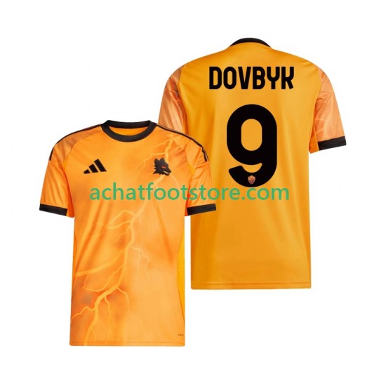 Maillot AS Rome Artem Dovbyk 9 Extérieur Tenue pour Homme 2025-2026 Manche Courte