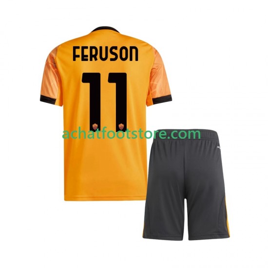 Maillot AS Rome Evan Ferguson 11 Extérieur Tenue pour Enfant 2025-2026 Manche Courte