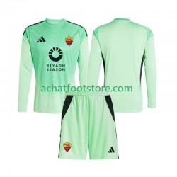 Maillot AS Rome Gardien Extérieur Tenue 4ème Tenue pour Enfant 2025-2026 Manche Longue