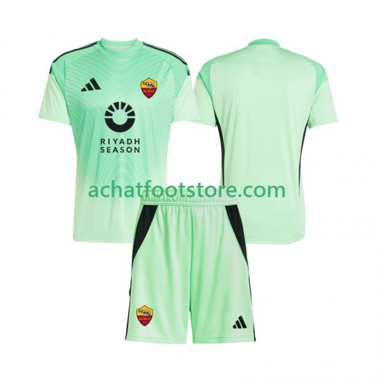 Maillot AS Rome Gardien Extérieur Tenue 4ème Tenue pour Enfant 2025-2026 Manche Courte