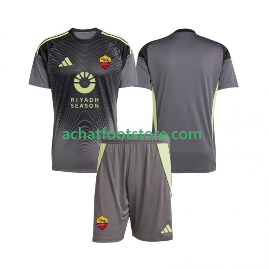 Maillot AS Rome Gardien Domicile Tenue pour Enfant 2025-2026 Manche Courte