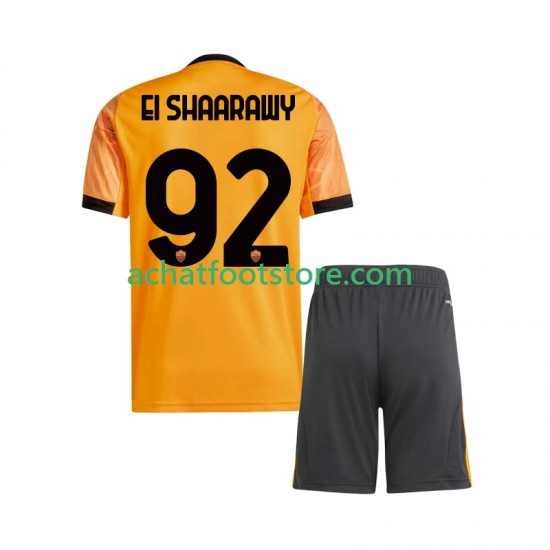 Maillot AS Rome Stephan El Shaarawy 92 Extérieur Tenue pour Enfant 2025-2026 Manche Courte