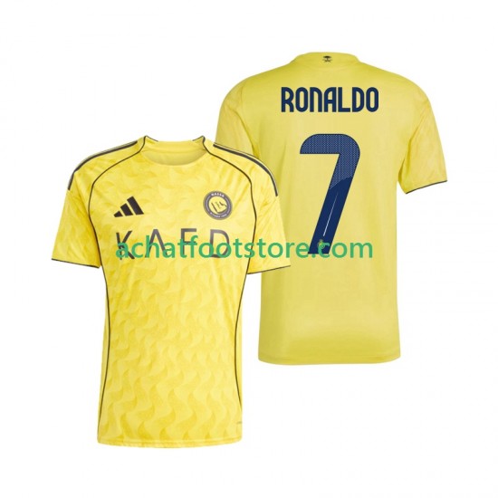 Maillot Al Nassr Cristiano Ronaldo 7 Domicile Tenue pour Homme 2025-2026 Manche Courte