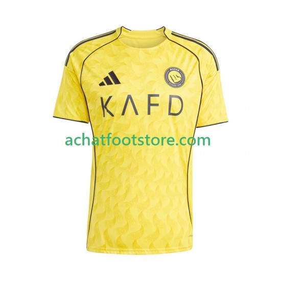 Maillot Al Nassr Domicile Tenue pour Homme 2025-2026 Manche Courte