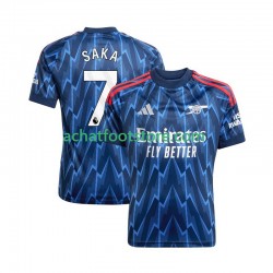 Maillot Arsenal Bukayo Saka 7 Extérieur Tenue pour Homme 2025-2026 Manche Courte