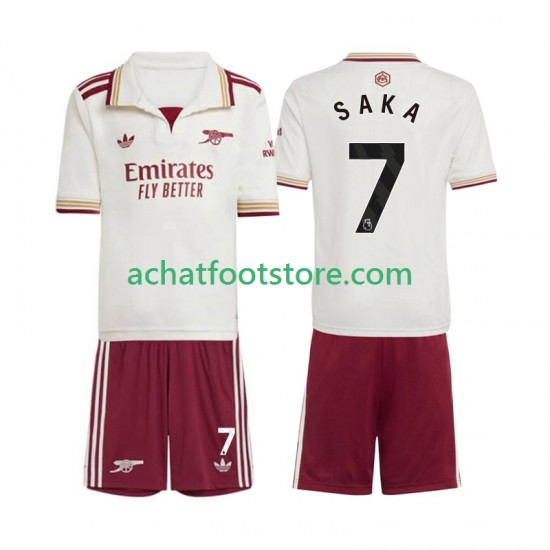 Maillot Arsenal Bukayo Saka 7 3ème Tenue pour Enfant 2025-2026 Manche Courte