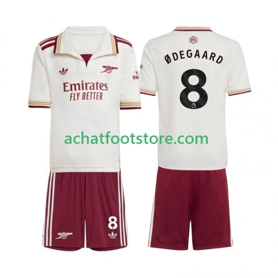 Maillot Arsenal Martin Odegaard 8 3ème Tenue pour Enfant 2025-2026 Manche Courte