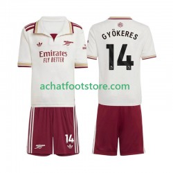 Maillot Arsenal Viktor Gyokeres 14 3ème Tenue pour Enfant 2025-2026 Manche Courte