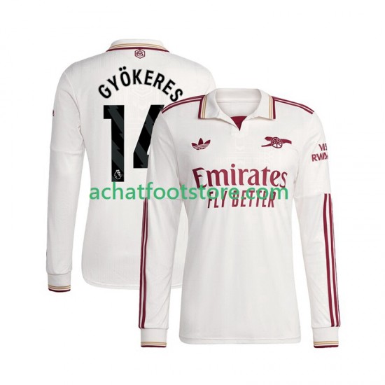 Maillot Arsenal Viktor Gyokeres 14 3ème Tenue pour Homme 2025-2026 Manche Longue