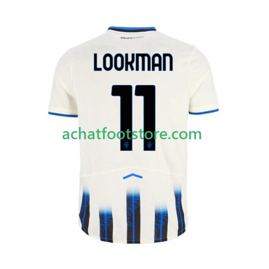 Maillot Atalanta Ademola Lookman 11 Extérieur Tenue pour Homme 2025-2026 Manche Courte