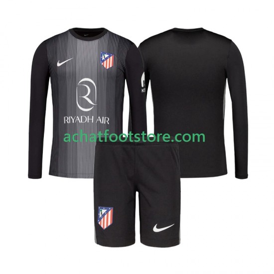 Maillot Atlético Madrid Gardien Extérieur Tenue pour Enfant 2025-2026 Manche Longue