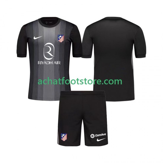 Maillot Atlético Madrid Gardien Extérieur Tenue pour Enfant 2025-2026 Manche Courte