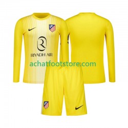 Maillot Atlético Madrid Gardien Domicile Tenue pour Enfant 2025-2026 Manche Longue