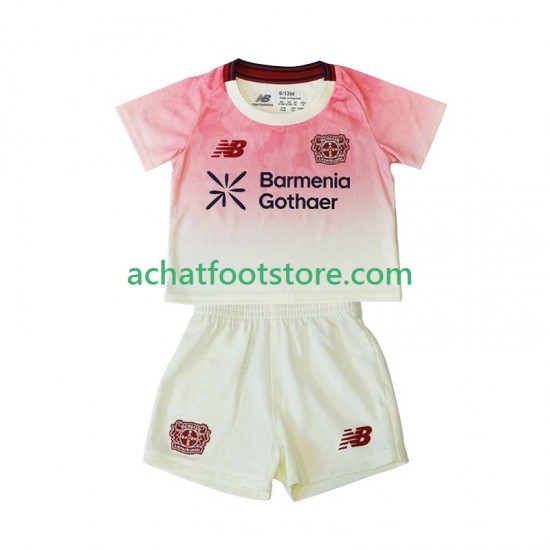 Maillot Bayer 04 Leverkusen Extérieur Tenue pour Enfant 2025-2026 Manche Courte