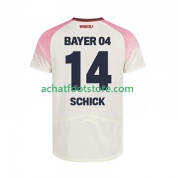 Maillot Bayer 04 Leverkusen Patrik Schick 14 Extérieur Tenue pour Homme 2025-2026 Manche Courte Maillot Bayer 04 Leverkusen Patrik Schick 14 Extérieur Tenue pour Homme 2025-2026 Manche Courte