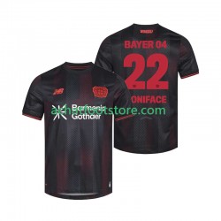 Maillot Bayer 04 Leverkusen Victor Boniface 22 Domicile Tenue pour Homme 2025-2026 Manche Courte Maillot Bayer 04 Leverkusen Victor Boniface 22 Domicile Tenue pour Homme 2025-2026 Manche Courte