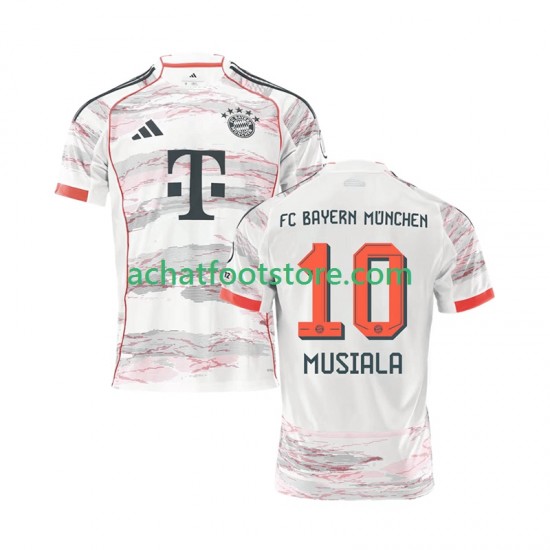 Maillot Bayern Munich Jamal Musiala 10 Extérieur Tenue pour Homme 2025-2026 Manche Courte