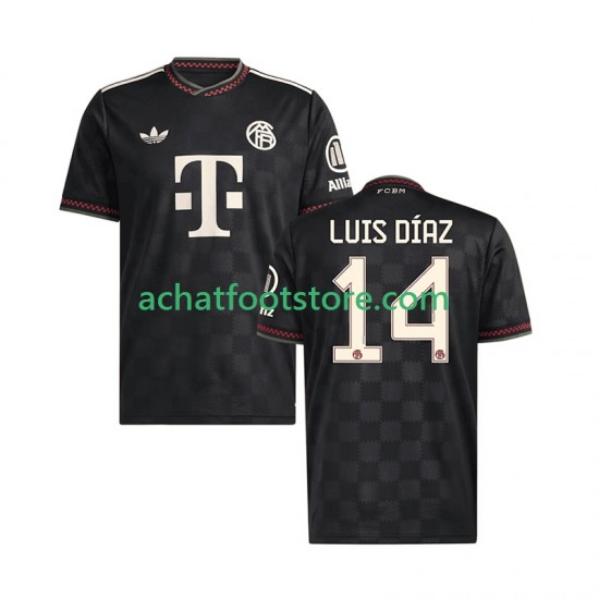 Maillot Bayern Munich Luis Diaz 14 3ème Tenue pour Homme 2025-2026 Manche Courte